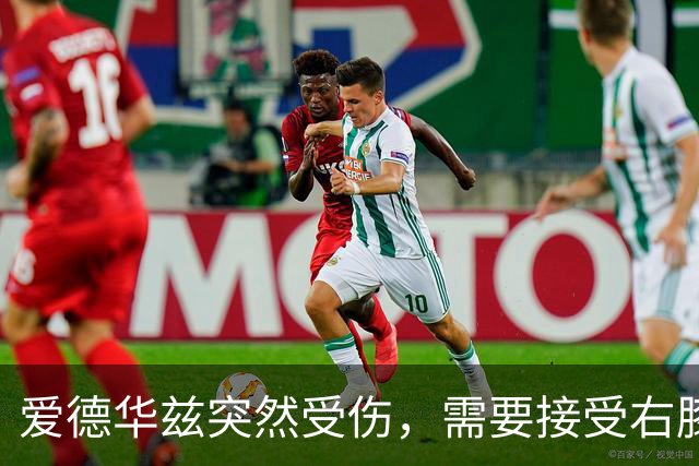 爱德华兹突然受伤，需要接受右膝手术，预计休战两个月